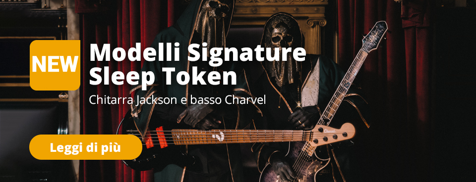 I modelli Signature Sleep Token di Jackson e Charvel sono ora disponibili da Musikhaus Kirstein
